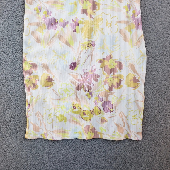 Ted Baker Effi Cut out Twist Back Bodycon Floral Spring Summer Dress Sz 12 - Picture 7 of 13